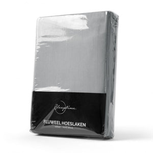 Velvet Hoeslaken Grau