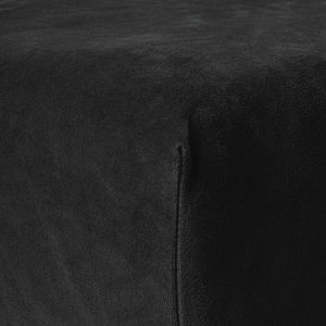 Velvet Hoeslaken Schwarz