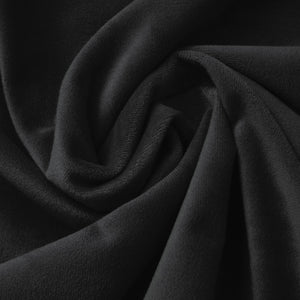 Velvet Hoeslaken Schwarz