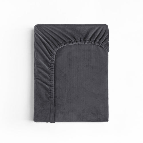 Velvet Hoeslaken Anthrazit