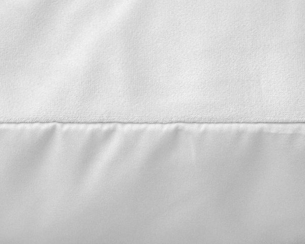 Velvet 2 in 1 Kissenbezüge Weiß 60 x 70
