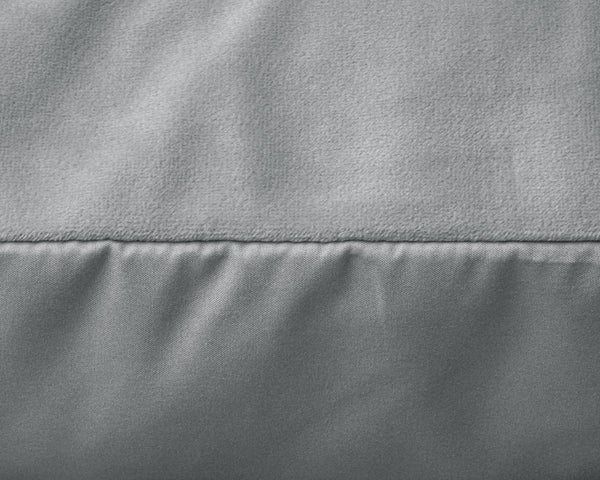 Velvet 2 in 1 Kissenbezüge Grau 60 x 70