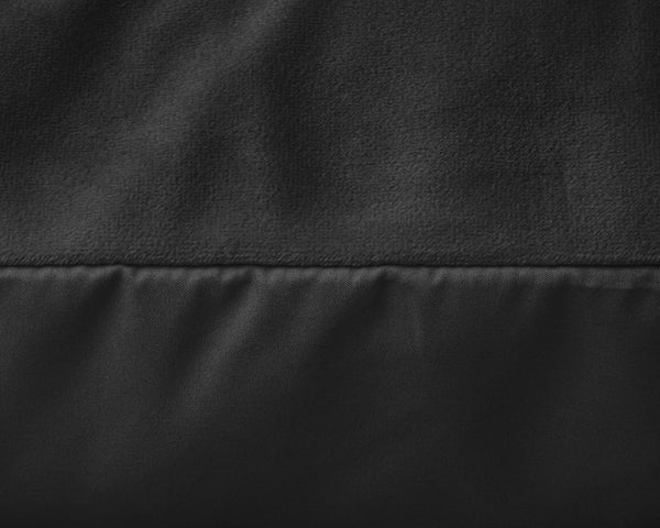 Velvet 2 in 1 Kissenbezüge Schwarz 60 x 70