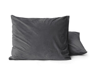 Velvet 2 in 1 Kissenbezüge Anthrazit 60 x 70
