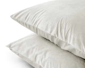 Velvet 2 in 1 Kissenbezüge Creme 60 x 70