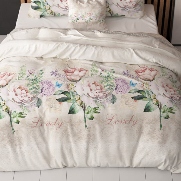 Lovely Flower Beige