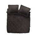 Bettbezug - Velvet Ruffles Schwarz