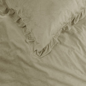 Velvet Ruffles Taupe