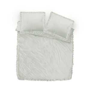 Velvet Ruffles Weiß