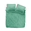 Bettbezug - Velvet Ruffles Grün