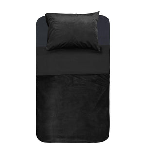 Velvet Piping Schwarz