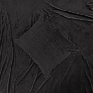 Velvet Piping Schwarz