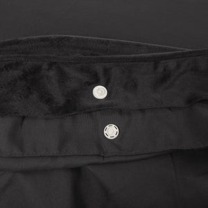 Velvet Piping Schwarz