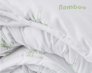 Bali Bambus Bettdecke Weiß