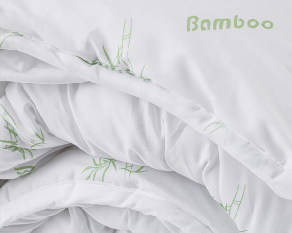 Bali Bambus Bettdecke Weiß
