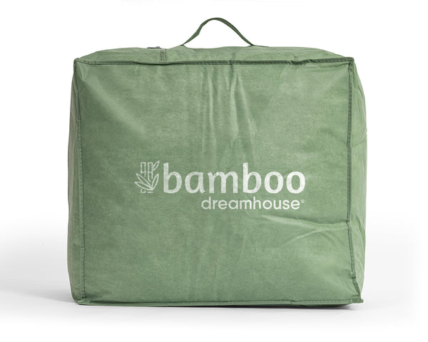 Bali Bambus Bettdecke Weiß