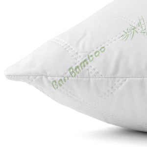 Bamboe Hoofdkussen Weiß 60 70 cm