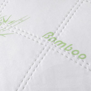 Bamboe Hoofdkussen Weiß 60 70 cm