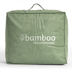 Bamboe Hoofdkussen Weiß 60 70 cm