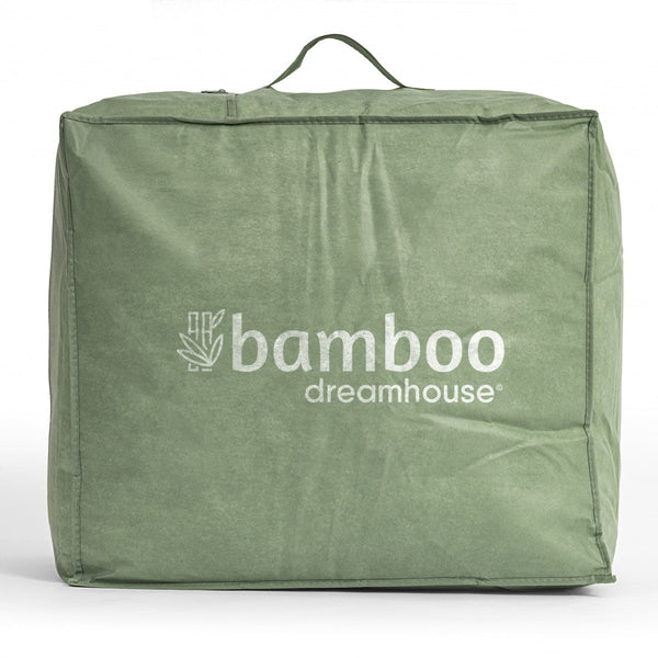 Bamboe Hoofdkussen Weiß 60 70 cm