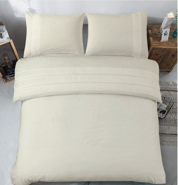 Bettbezug - Bali Creme - 100% Baumwolle