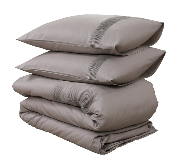Bettbezug - Bali Taupe - 100% Baumwolle