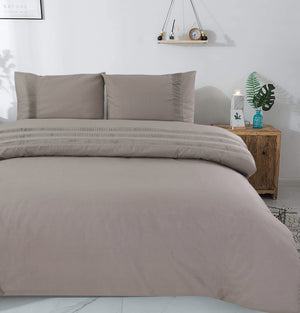 Bettbezug - Bali Taupe - 100% Baumwolle
