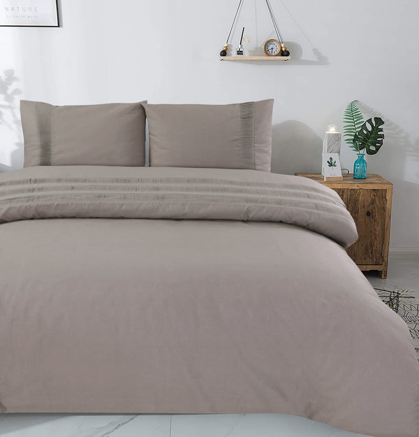 Bettbezug - Bali Taupe - 100% Baumwolle