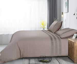 Bettbezug - Bali Taupe - 100% Baumwolle