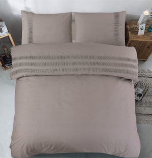 Bettbezug - Bali Taupe - 100% Baumwolle