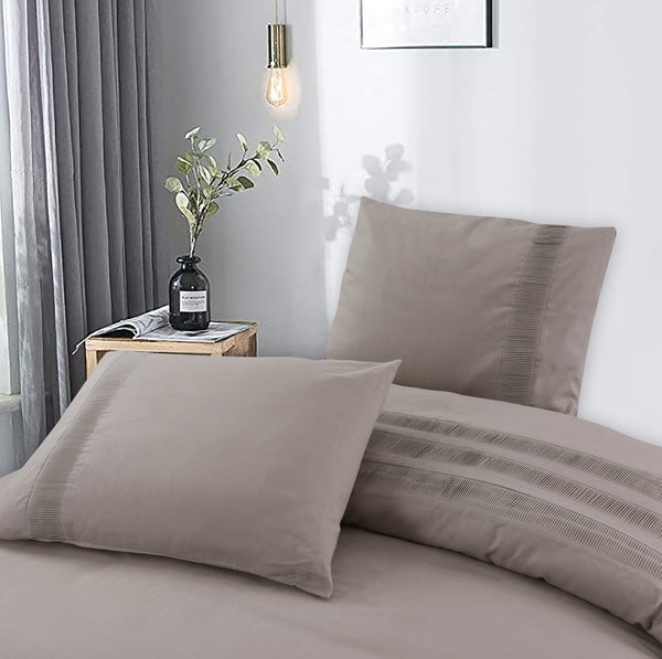 Bettbezug - Bali Taupe - 100% Baumwolle