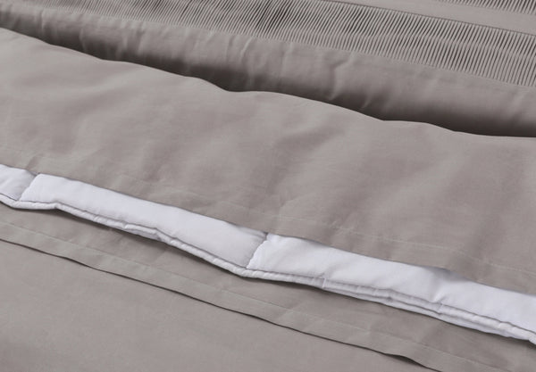 Bettbezug - Bali Taupe - 100% Baumwolle
