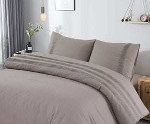 Bettbezug - Bali Taupe - 100% Baumwolle