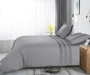 Bettbezug - Bali Grau - 100% Baumwolle