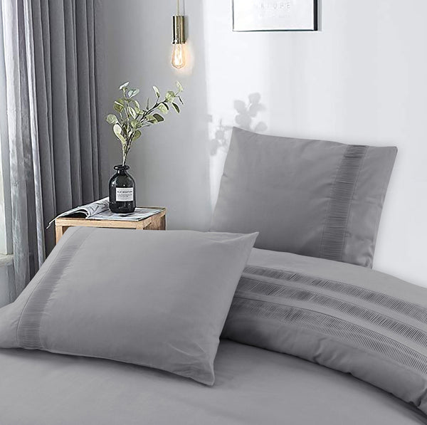 Bettbezug - Bali Grau - 100% Baumwolle