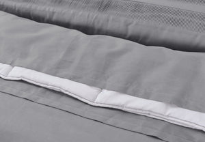Bettbezug - Bali Grau - 100% Baumwolle
