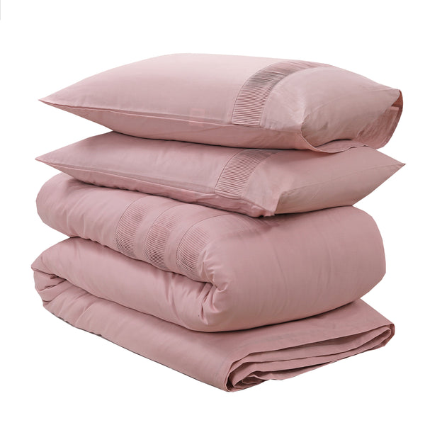 Bettbezug - Bali Rosa - 100% Baumwolle