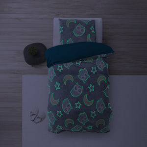 Glow in the dark Night Owl Blau