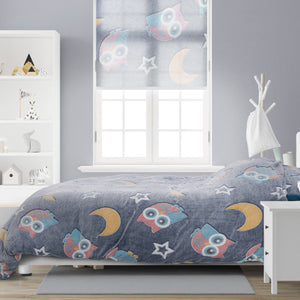 Glow in the dark Night Owl Blau