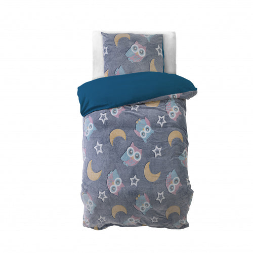 Glow in the dark Night Owl Blau