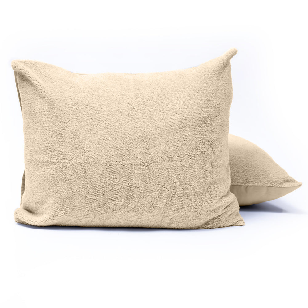 Teddy Kissenbezüge 2pack Taupe 60 x 70