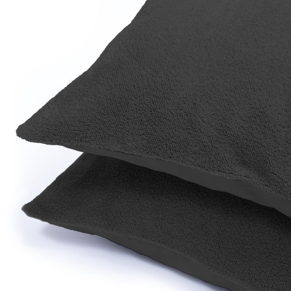 Teddy Kissenbezüge 2pack Anthrazit 60 x 70