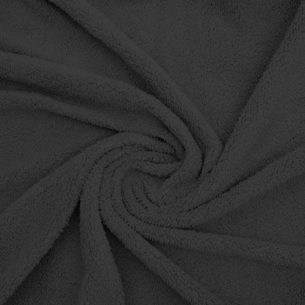 Teddy Kissenbezüge 2pack Anthrazit 60 x 70