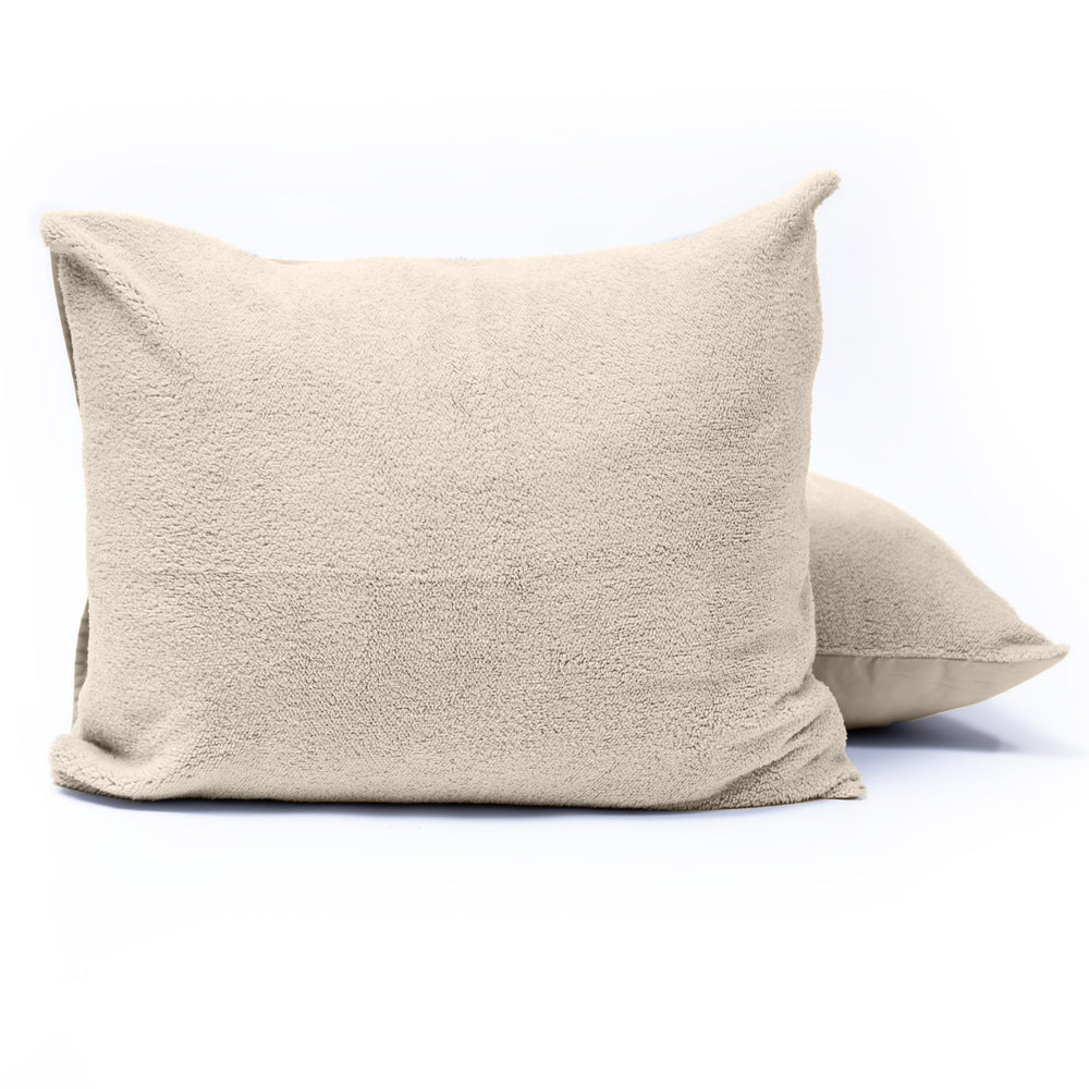 Teddy Kissenbezüge 2pack Creme 60 x 70