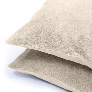 Teddy Kissenbezüge 2pack Creme 60 x 70
