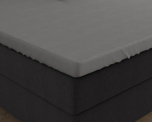 Dubbel Jersey 220 gr. Topper Spannbettlaken Grau