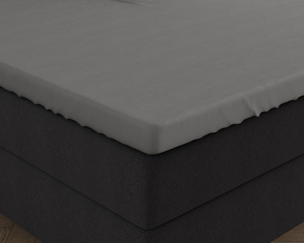 Dubbel Jersey 220 gr. Topper Spannbettlaken Grau