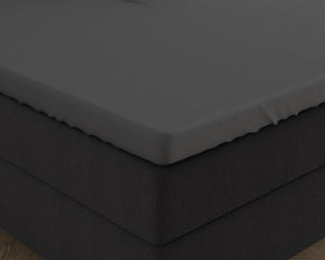 Dubbel Jersey 220 gr. Topper Spannbettlaken Anthrazit