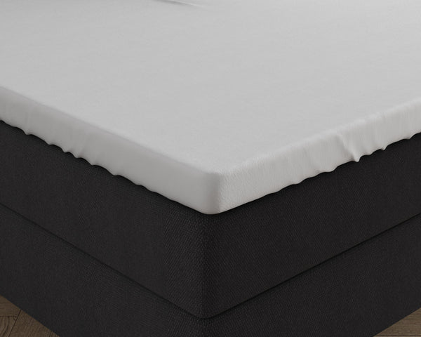 Dubbel Jersey 220 gr. Splittopper Spannbettlaken Weiß