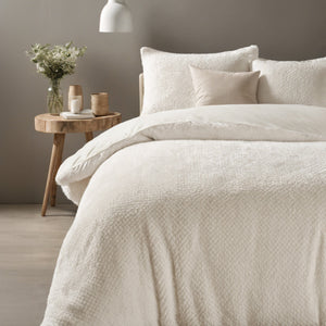 Bettbezug - Fur Teddy Beige